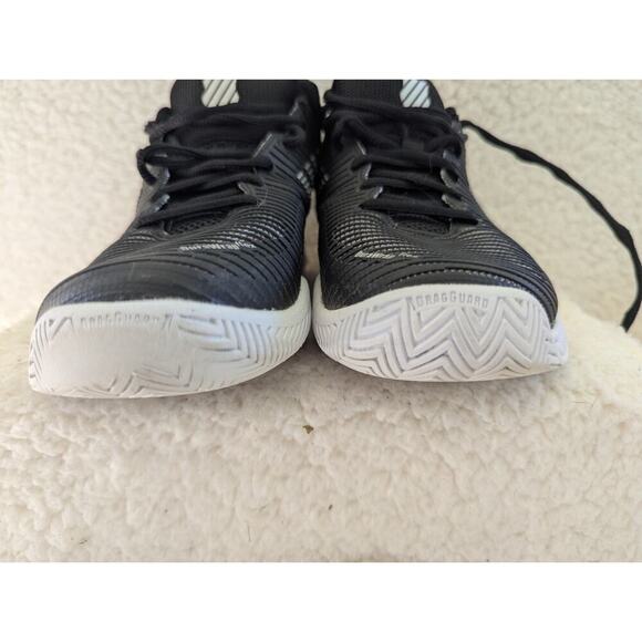 WOMEN'S K-SWISS HYPERCOURT EXPRESS 2 TENNIS SHOES (BLACK/WHITE) SZ 7.5 - Picture 7 of 8